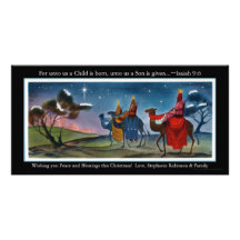 Colourful Travelers Flat Christmas Greeting Card Photo Card Template