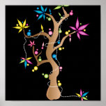 Colourful Tree Poster