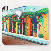 Colourful Wall Mouse Mat