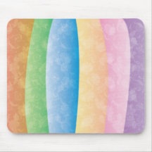 Colourful Waves Mouse Pads