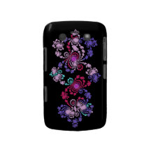 Colourful Whorls Blackberry Case