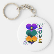 Colours of Love Key Chains