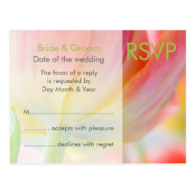 Colours of Spring RSVP Postcard