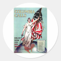 Columbia Calls Sticker