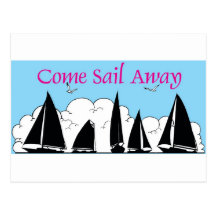 come sail away post card