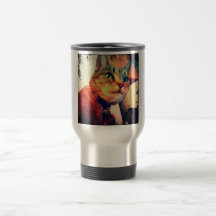 Comic Book Indigo Coffee Mug