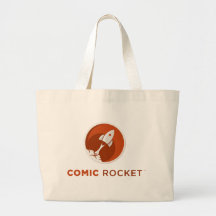 Comic Rocket Logo- Light Bag