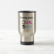 Coming Soon, Boy Coffee Mugs