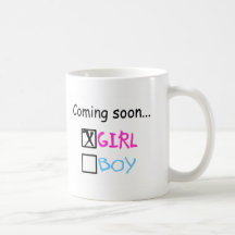 Coming Soon, Girl Coffee Mug
