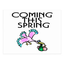 Coming This Spring postcards