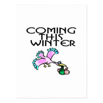 Coming This Winter postcards