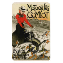 Comiot Motorcycles Rectangular Magnets
