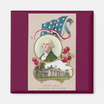 Commemorating George Washington Refrigerator Magnet