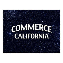 Commerce California Postcards