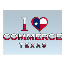 Commerce, Texas Post Card