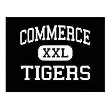 Commerce - Tigers - High School - Commerce Georgia Postcards