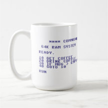 Commodore 64 Drink Coffee Basic Program Coffee Mug