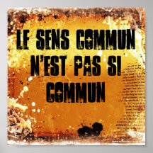 Common Sense is not so Common Print