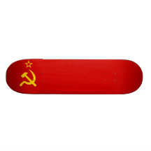 Communist Russia Flag USSR Skate Board Deck