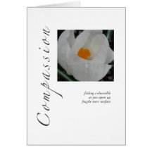 Compassion Crocus Greeting Card