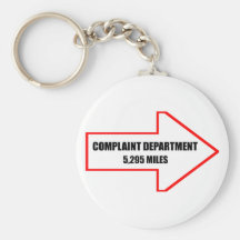Complaint Department Keychain