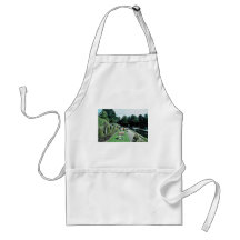 Compton Acres Italian Gardens, Poole, U.K.  flower Aprons
