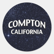 Compton California Sticker