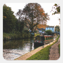 Compton canal and barge sticker