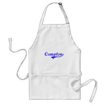 Compton Surname Classic Style Apron