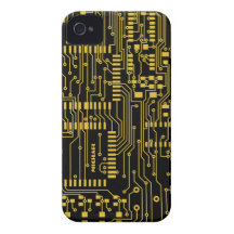 Computer Circuit Board Geek iPhone Case iPhone 4 Case-Mate Case