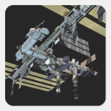 Computer generated view 13 square stickers