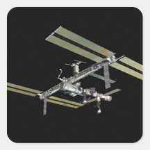 Computer generated view 23 square stickers