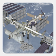 Computer generated view 5 square stickers
