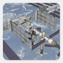 Computer generated view 7 square stickers