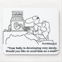 computer jokes - in utero email mouse mats