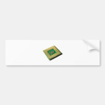 Computer processor bumper stickers