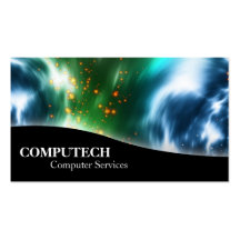 Computer Services & Programmer Colour Business Car Business Card Templates