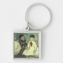 Comte Le Pic and his Sons Keychain