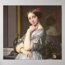 Comtesse d'Haussonville (detail), Ingres Posters