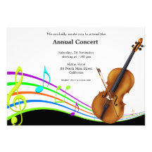 Concert Music Invites