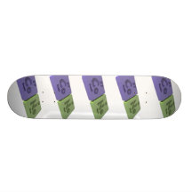 Cone as Co Cobalt and Ne Neon Skate Decks