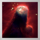 Cone Nebula (Hubble Telescope) Poster