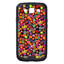 Confetti Squares Galaxy S3 Cases