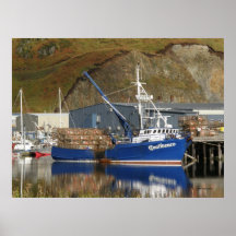 Confidence, Crab Boat in Dutch Harbour, AK Poster
