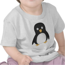 Confused penguin shirts
