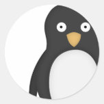 Confused penguin stickers