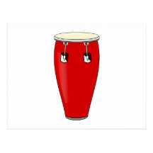 Conga Drum Postcards
