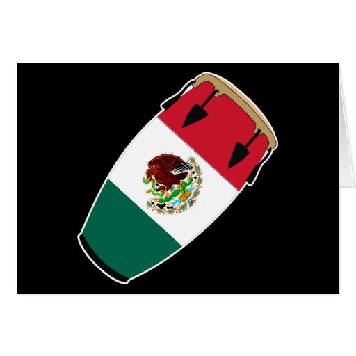 Conga Flag Mexico Cards