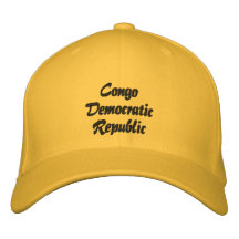 Congo Democratic Republic Custom Hat Embroidered Hat