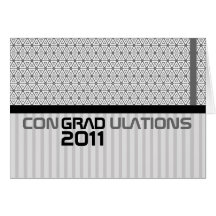 Congradulations Class Of 2011 Card Silver